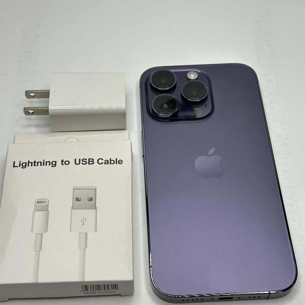 Apple iPhone 14 Pro - Unlocked, 256 GB, Purple, A2650