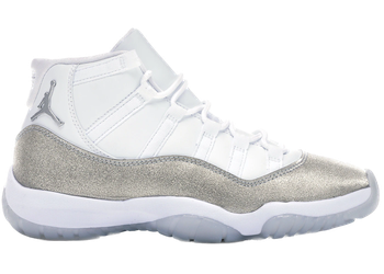 Jordan 11 Retro White Metallic Silver (Women's) for sale