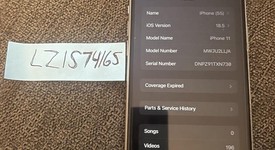 Good
													Apple iPhone 11 - Unlocked, White, 256 GB, A2111, photo 3 of 18