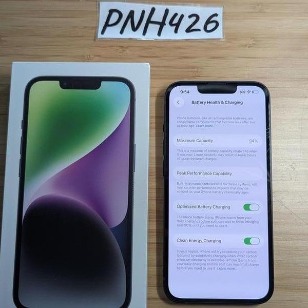 Apple iPhone 14 - Unlocked, 128 GB, Midnight, A2649