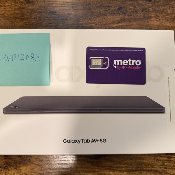 Samsung Galaxy Tab A9 Plus - Metro by T-Mobile, 64 GB, Graphite, 4 GB, SM-X218U, 5G