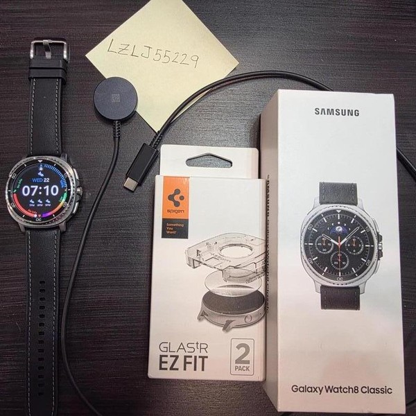 Samsung Galaxy Watch8 Classic - Wi-Fi, Black, SM-L500, 46mm