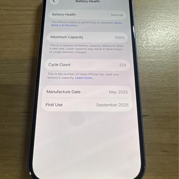 Apple iPhone 16 - Unlocked, 128 GB, Ultramarine, A3081