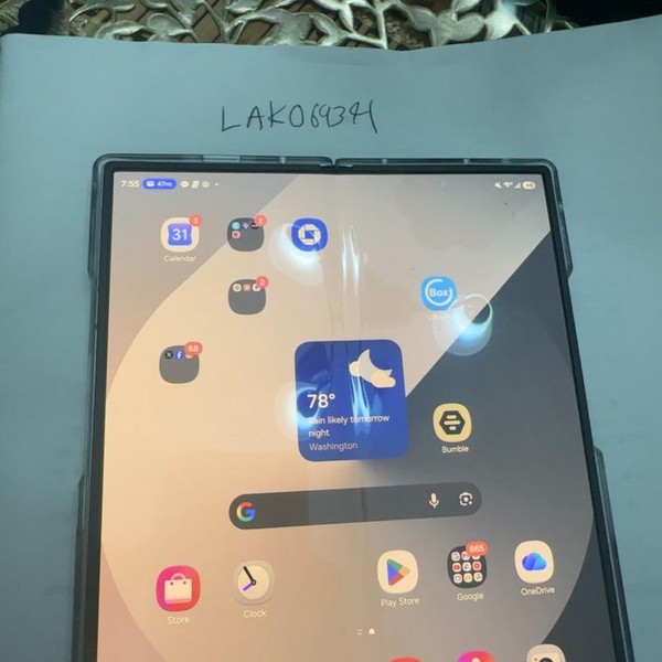 Samsung Galaxy Z Fold6 - Unlocked, 256 GB, Silver, 12 GB, SM-F956U1