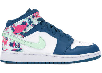 Jordan 1 Mid Paint Stroke (GS) for sale