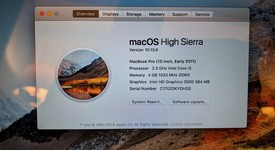 Good
													MacBook Pro 2011 (Unibody) - 13" - Silver, 320 GB, 4 GB, photo 1 of 13