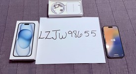 Mint
													Apple iPhone 15 - Unlocked, Blue, 128 GB, A2846, photo 3 of 10