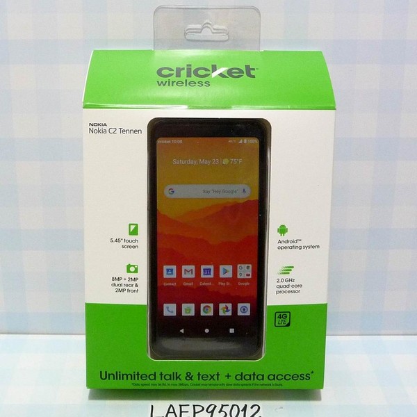 Nokia C2 Tennen - Cricket, 32 GB, Gray