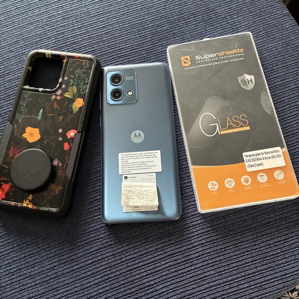 Moto G Stylus 5G (2022) - Cricket, 128 GB, Blue, 4 GB