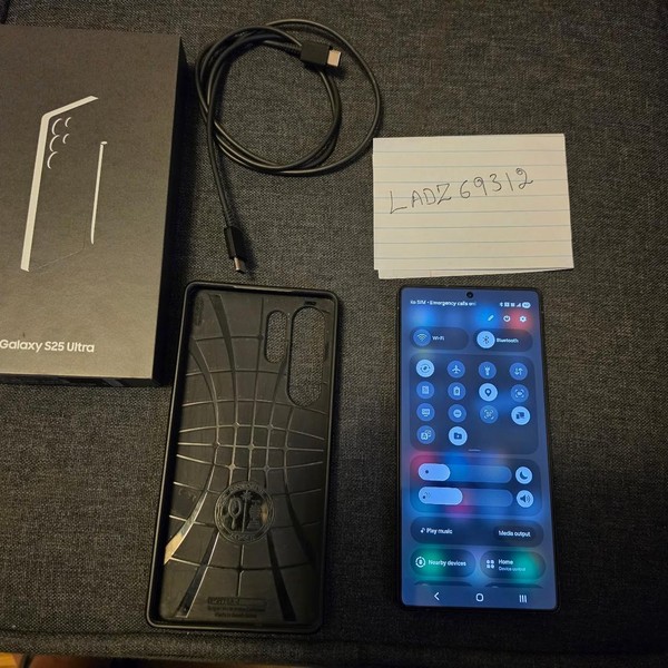 Samsung Galaxy S25 Ultra - Unlocked, 512 GB, Black, 12 GB, SM-S938U1