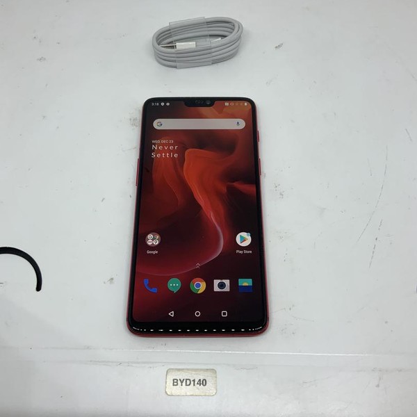 OnePlus 6 - Unlocked, 128 GB, Red, 8 GB