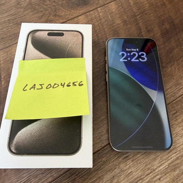 Apple iPhone 15 Pro - Unlocked, 256 GB, Natural, A2848