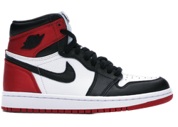 Jordan 1 Retro High Satin Black Toe (Women's) for sale