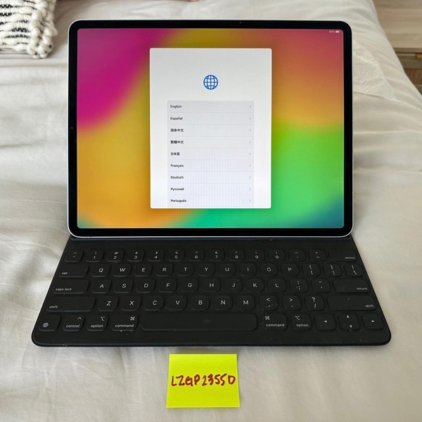 Apple iPad Pro 12.9 inch 3rd Gen 2018 - Wi-Fi, 256 GB, Silver, A1876