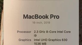 Fair
													MacBook Pro 2019 - 16" - I9, Gray, 2 TB, 64 GB, photo 2 of 16