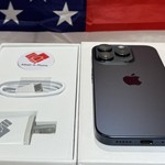 Good Apple iPhone 15 Pro Max - Consumer Cellular, Blue, 512 GB, A2849