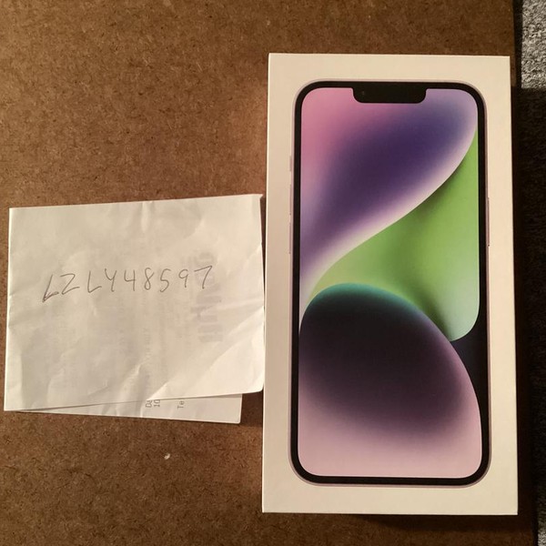 Apple iPhone 14 - Consumer Cellular, 128 GB, Purple, A2649