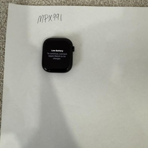 Apple Watch Series 10 46mm - Black, A2999 - GPS, Aluminum