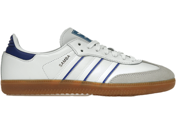 adidas Samba Leather Cloud White Lucid Blue for sale