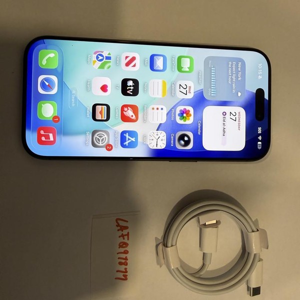 Apple iPhone 17 - Unlocked, 512 GB, Black, A3258