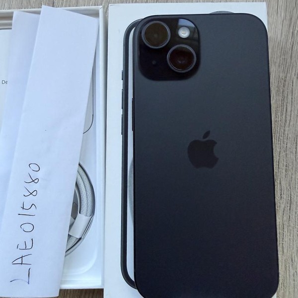 Apple iPhone 15 - AT&T, 128 GB, Black, A2846