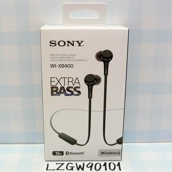 Sony WI-XB400 Wireless In-Ear Headphones - Black