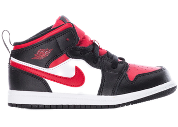 Jordan 1 Mid Black Fire Red (TD) for sale