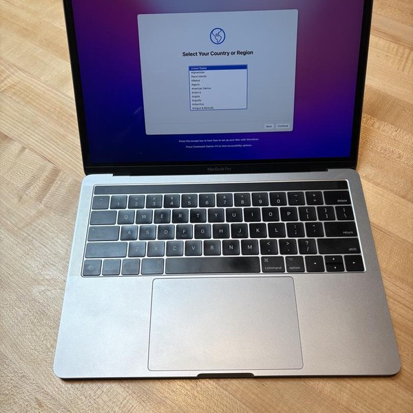MacBook Pro 2016 (With Touch Bar) - 13 inch - Silver, 512 GB, 16 GB
