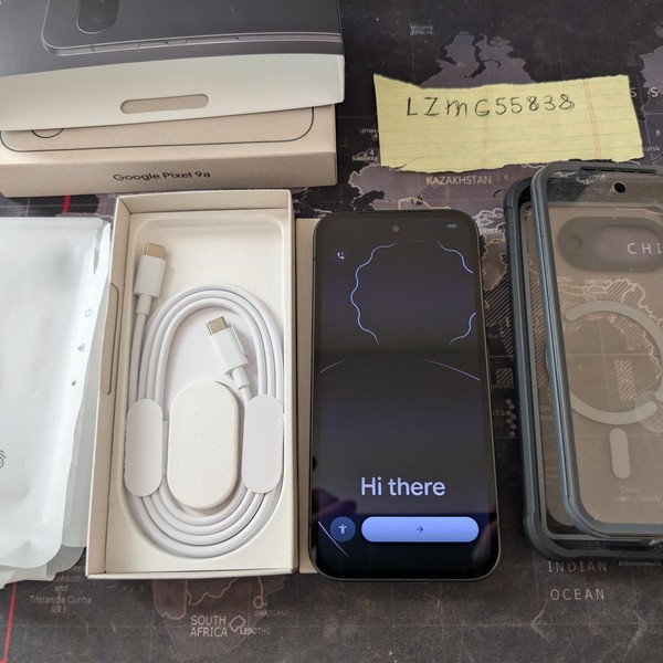 Google Pixel 9a - Unlocked, 128 GB, Obsidian, 8 GB