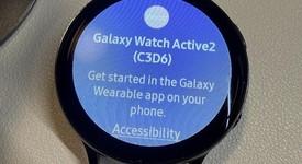 Fair
													Samsung Galaxy Watch Active2 44mm - Unlocked, Black, Stainless Steel, photo 2 of 5