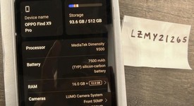 Mint
													Oppo Find X9 Pro - Unlocked Non-US, Titanium Charcoal, 512 GB, 16 GB, photo 4 of 8