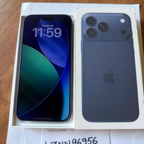 Apple iPhone 17 Pro Max - Unlocked, 256 GB, Deep Blue, A3257