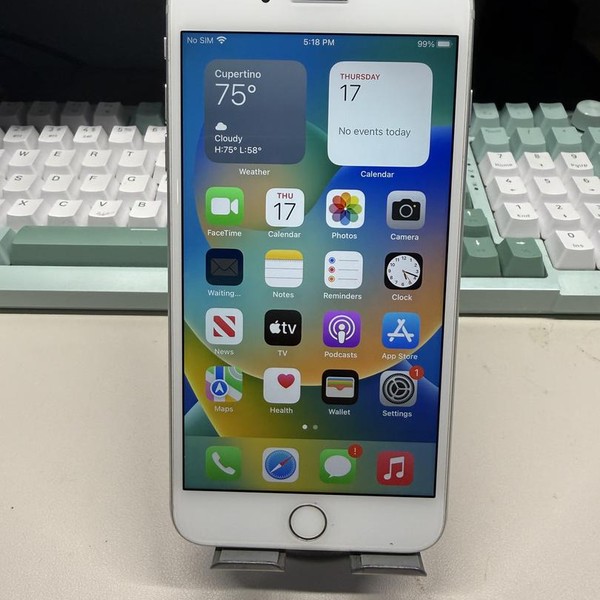 Apple iPhone 8 Plus - Unlocked, 64 GB, Silver, A1864