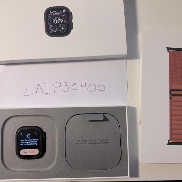 Apple Watch Ultra 3 49mm - Unlocked, Natural, A3281, Hermes