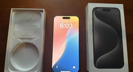 Good
													Apple iPhone 15 Pro - Unlocked, Black, 256 GB, A2848, photo 2 of 10