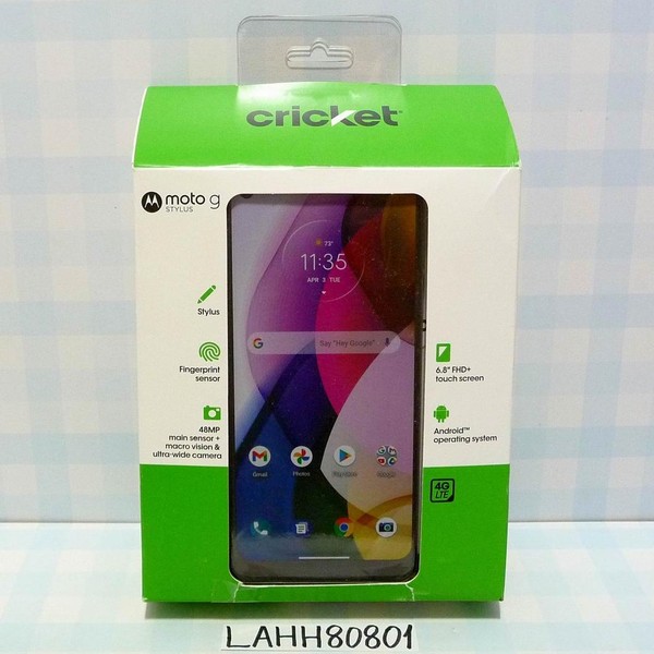 Moto G Stylus (2021) - Cricket, 128 GB, Black, 4 GB