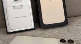 Good
													Apple iPhone 13 Pro Max - AT&T, Gold, 256 GB, A2484, photo 1 of 9