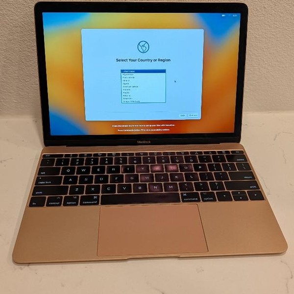 Macbook Retina 2017 - 12 inch - 256 GB, Rose Gold, 8 GB, Intel Core m3