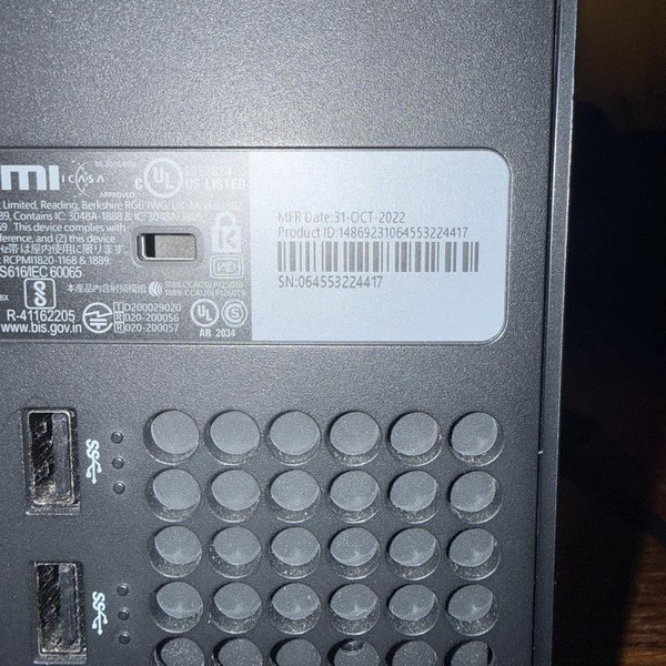 Xbox Series X (2020) - 1 TB, Black, standard