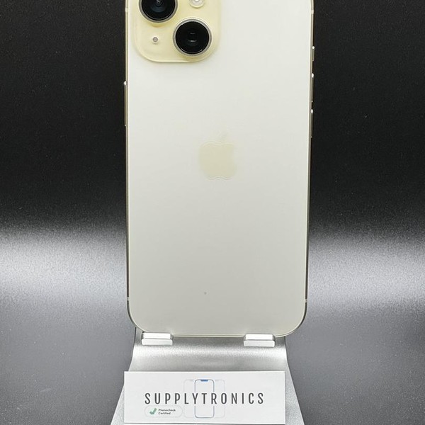 Apple iPhone 15 - Unlocked, 512 GB, Yellow, A2846