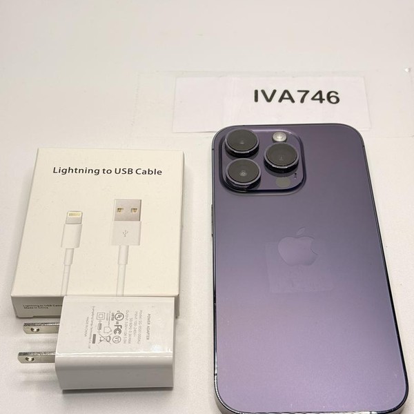 Apple iPhone 14 Pro - Unlocked, 256 GB, Purple, A2650