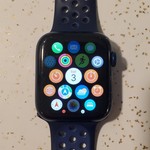 Good Apple Watch Series 6 44mm - Unlocked, Blue, A2294 - Cellular, Aluminum