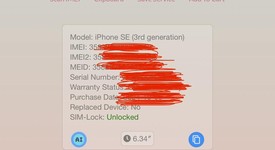 New
													Apple iPhone SE 3rd Gen 2022 - Unlocked, Midnight, 64 GB, A2595, photo 3 of 4