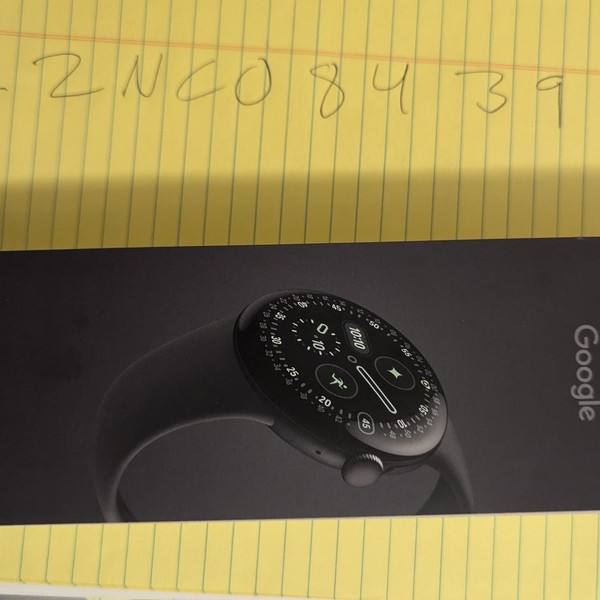 Google Pixel Watch 4 - Google Fi, Black, 41mm, LTE