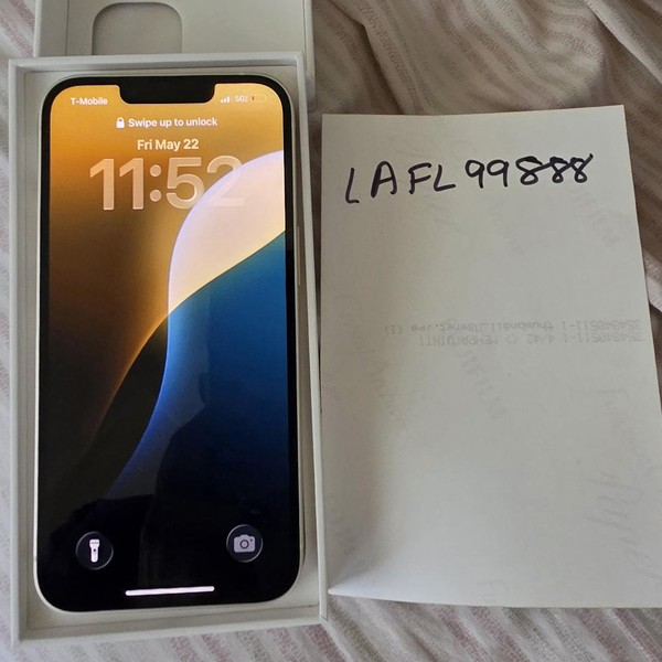 Apple iPhone 14 - T-Mobile, 256 GB, Starlight, A2649