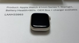 Mint
													Apple Watch Series 7 41mm - Starlight, A2473 - GPS, Aluminum, photo 2 of 9
