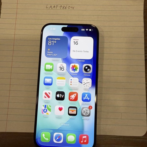 Apple iPhone 15 Pro - Unlocked, 128 GB, Blue, A2848