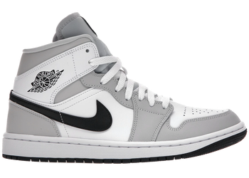Jordan 1 Mid Light Smoke Grey (Women's) for sale
