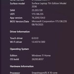 Mint Microsoft Surface Laptop 7 - 1 TB, Platinum, 16 GB, Snapdragon X Plus, 13.8 inch