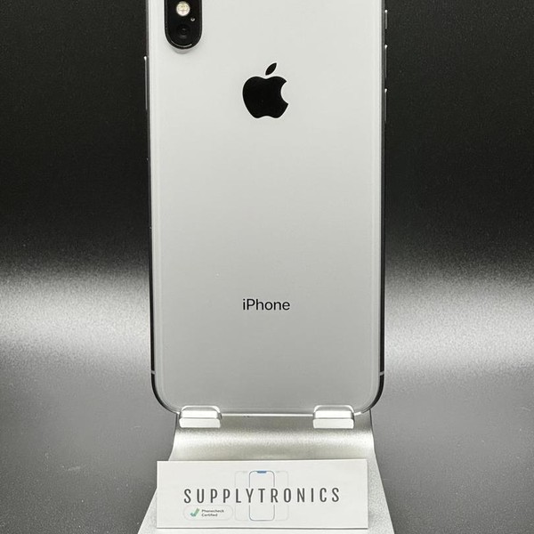 Apple iPhone X - Unlocked, Silver, 256 GB, A1901, GSM